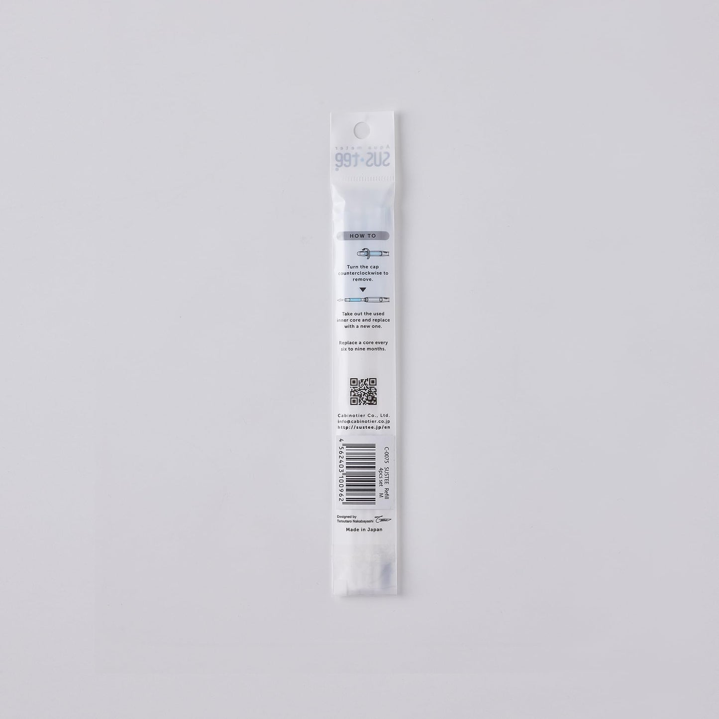 Sustee Aqua Meter, Moisture Sensor Refill Insert, Medium Style, 4 Insert Replacement Sticks