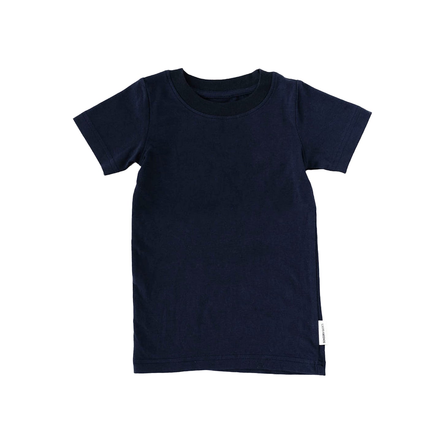 Sensory Basics Compression Tee - Gentle & Calming Compression Shirt for Kids & Teens - Stretchy Sensory Shirt - Organic Cotton & Spandex - Short Sleeve Compression Shirt for Boys & Girls - X-Small