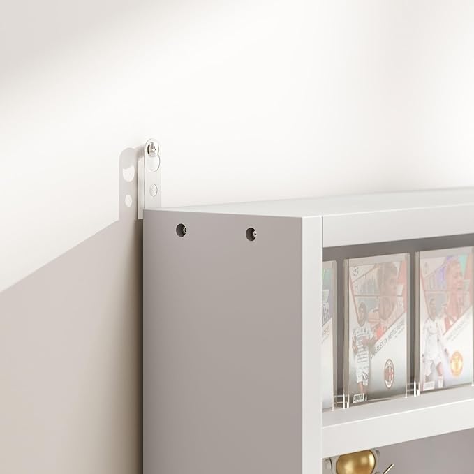 HOMCOM 5-Tier Display Cabinet, Glass Door Cabinet