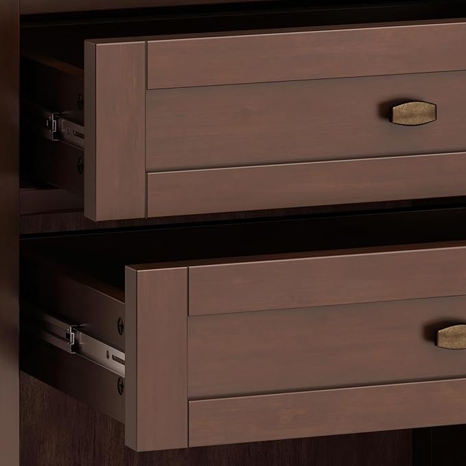 SIMPLIHOME Warm Shaker Bedside Table