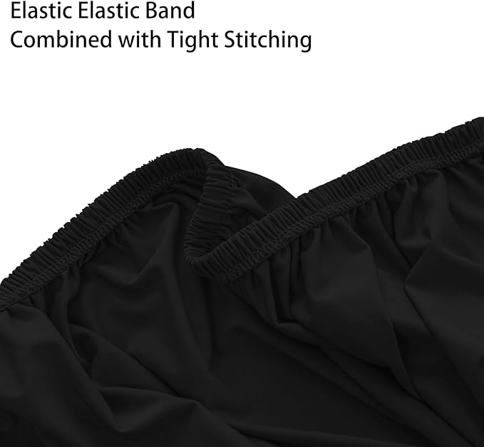Super Stretch 40x40x15 inch Square Ottoman Cover- Soft Form Fit Ottoman Cover