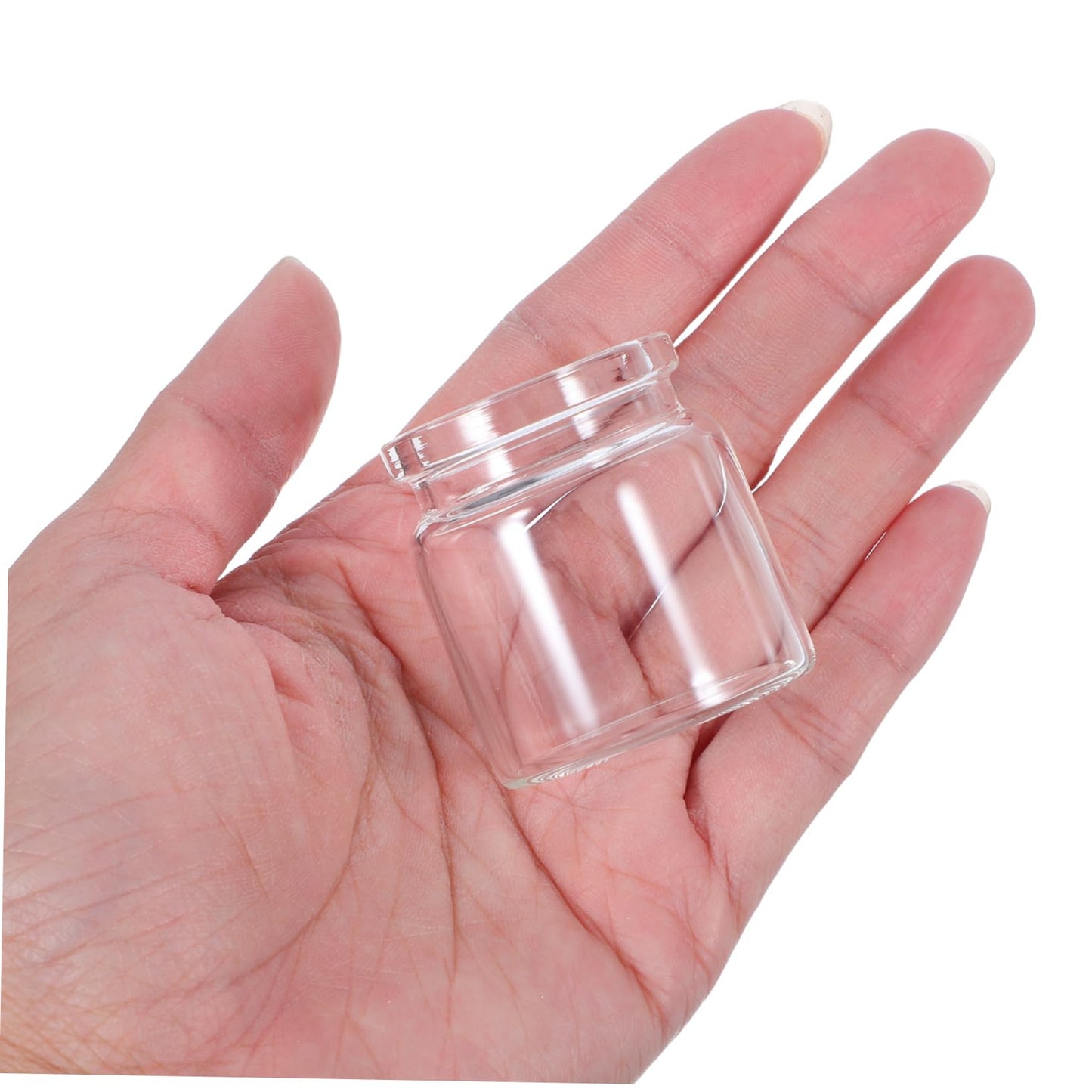 ANDRESLAD 10pcs Miniature Glass Bottles for Succulents Test Tube Vases for Micro Landscape Terrariums for Plant Propagation and Decorative Displays