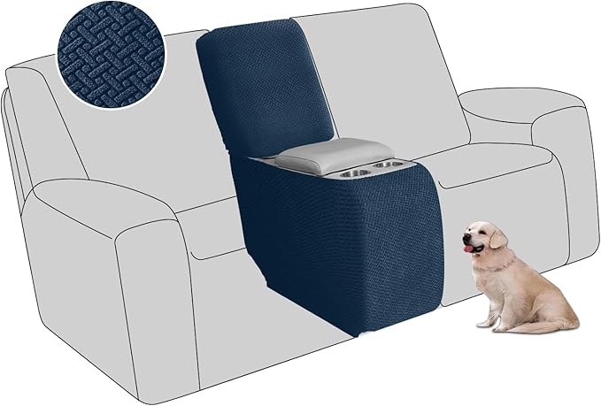ALIECOM Recliner Sectional Couch Covers L Shape Stretch Corner Reclining
