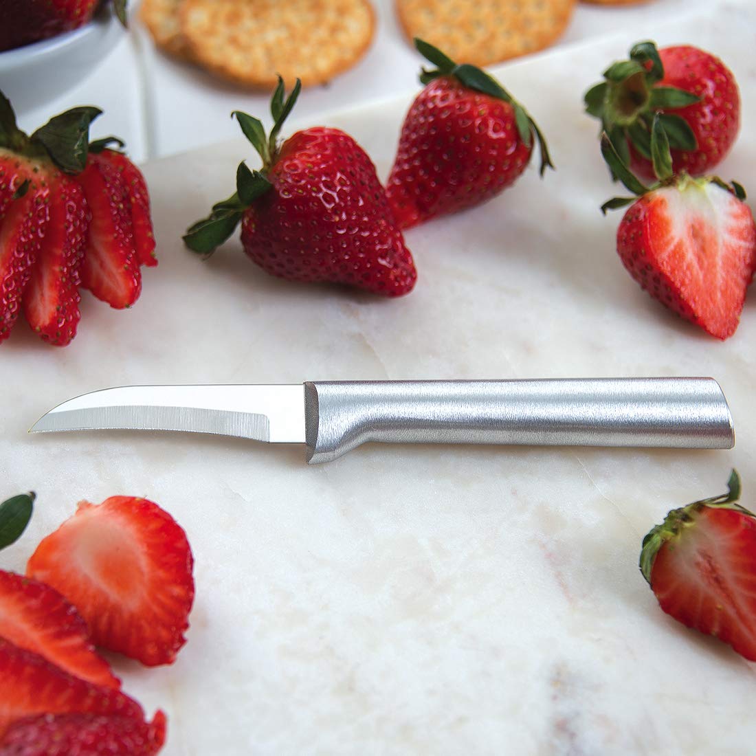 Rada Cutlery 7-Piece Starter Gift Part 2 Knife Set, Silver Handles