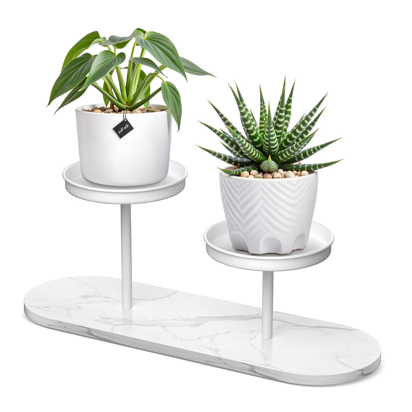 Zononoca Window Sill Plant Shelf, 2-Tier Window Shelf for Plants, Window Plant Shelves, Desk Tabletop Windowsill Plant Display Stand for Living Room, Balcony, Kitchen