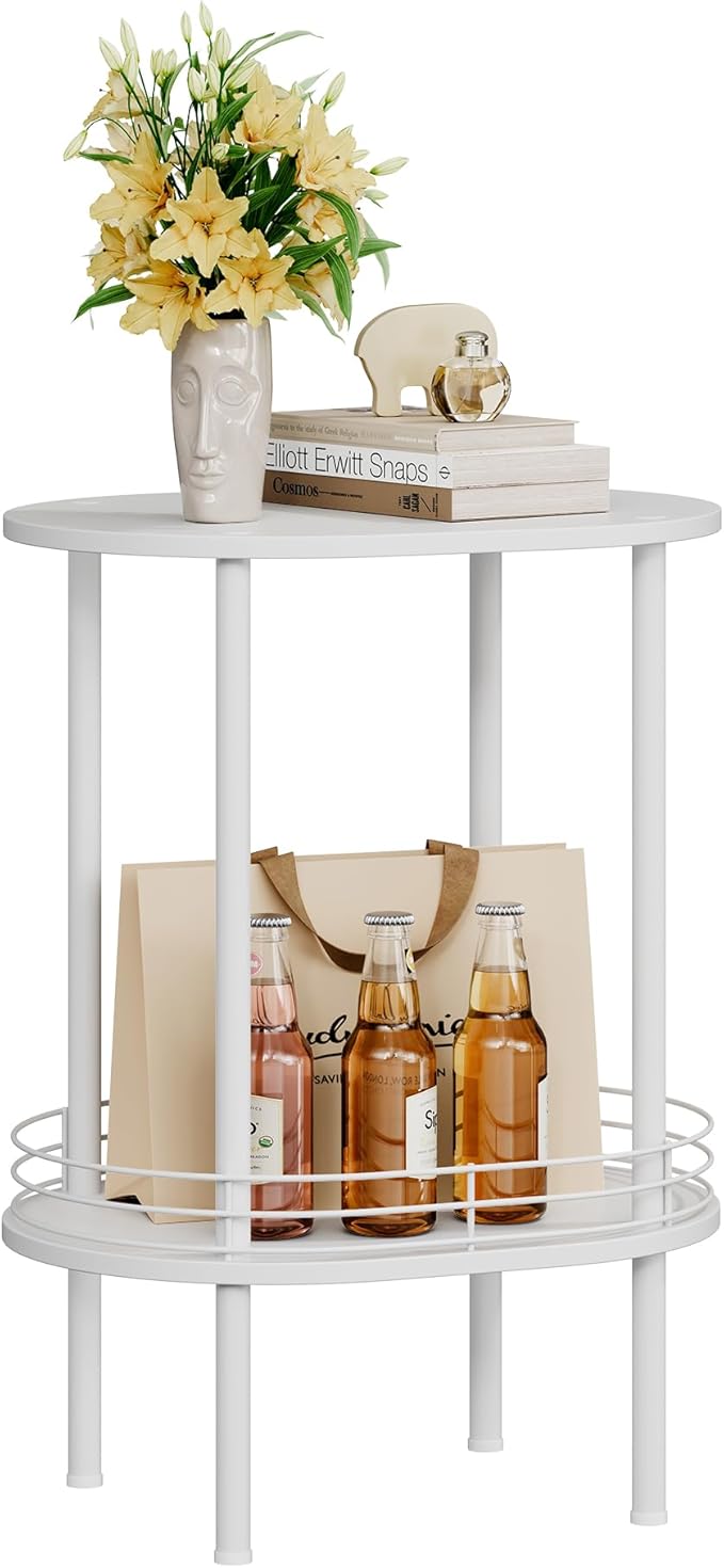 Small Modern Oval Side Table