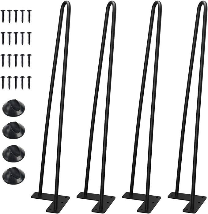 SMARTSTANDARD 20 Inch Heavy Duty Hairpin Furniture Legs, Metal Home DIY Projects