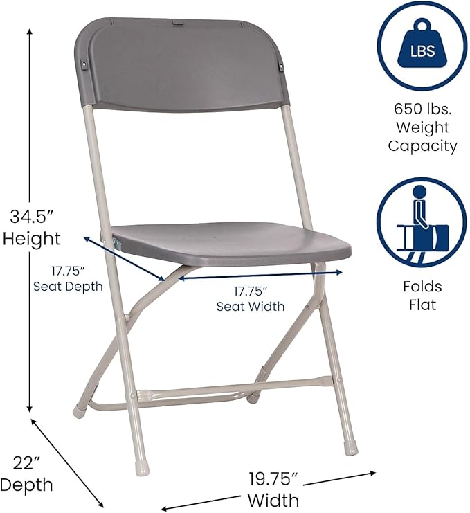 Flash Furniture Hercules Big and Tall Commercial Folding Chair