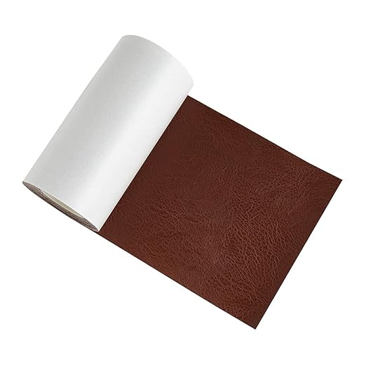 Leather Repair Tape kit Self Adhesive Patch Heavy Duty, Retro Dark Brown 4x60