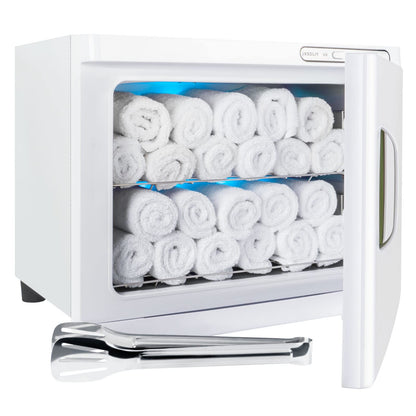 Small Hot Towel Warmer for Spa Home Salon Esthetician 2-in-1 5L Mini Personal Hot Towel Cabinet Towel Warmers Spa, Fast Heating Towel Heater Towel Steamer for Facials…