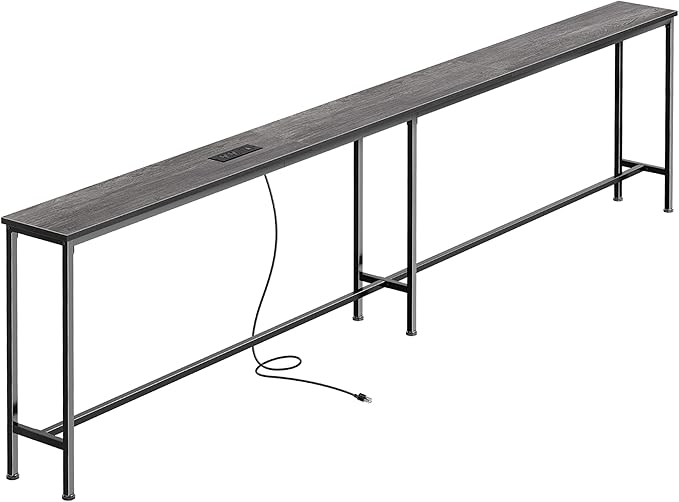 SUPERJARE 102.4 Inch Sofa Table