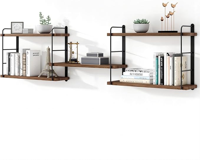 MXCSE Wall Shelves, Wall Mounted Bookshelves, DIY Floating Shelves