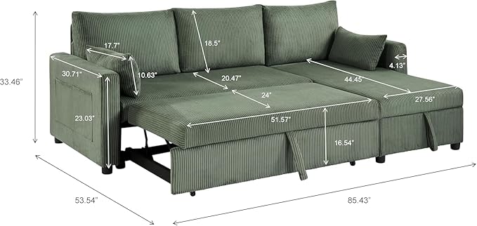 Queen Sleeper Sofa, Convertible Sofa Bed