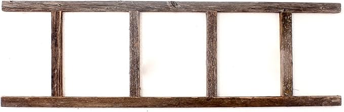 BARNWOODUSA Rustic Decorative Ladder