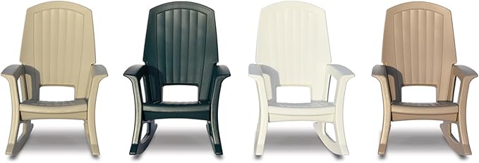 Semco Rockaway Heavy-Duty Outdoor Rocking Chair w/Low Maintenance All-Weather