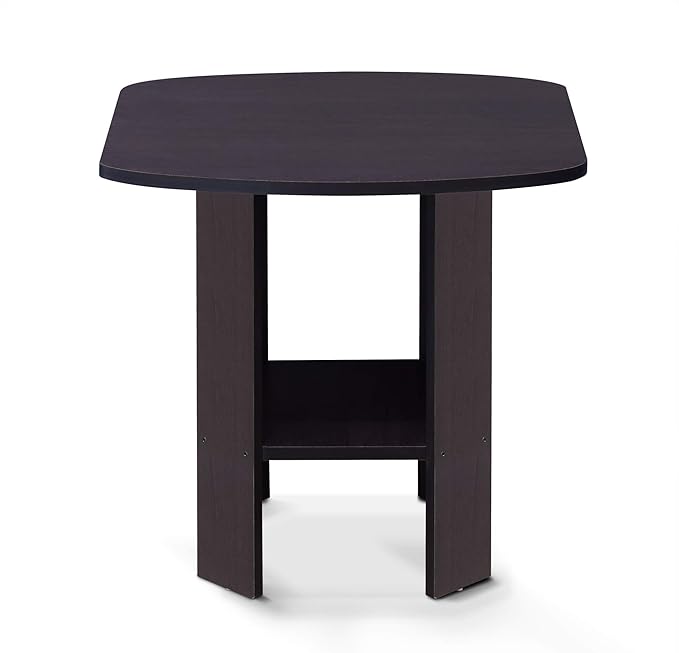 Furinno SIMPLE DESIGN Side Table, 2-Tier Modern End Table