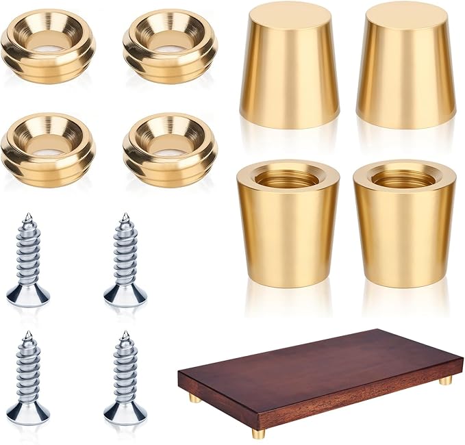 Brass Cutting Board Feet，Chopping Board Feet Set