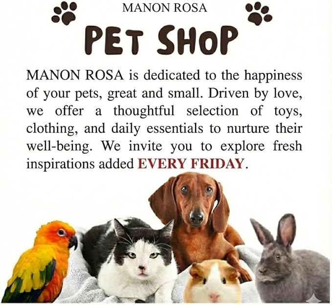 MANON ROSA Sugar Glider Harness & Leash Set - Escape-Proof 3-Piece Adjustable Vest for Squirrels Rats Mice Mouse & Small Animals - Hamster Gerbil Walking Gear, Pet Toy Accessories, Black