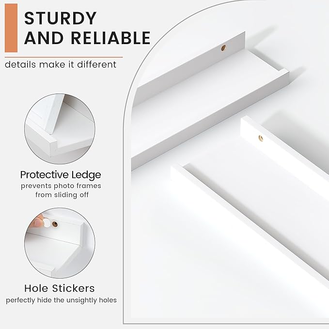 FLYJOE Floating Picture Ledge Shelves