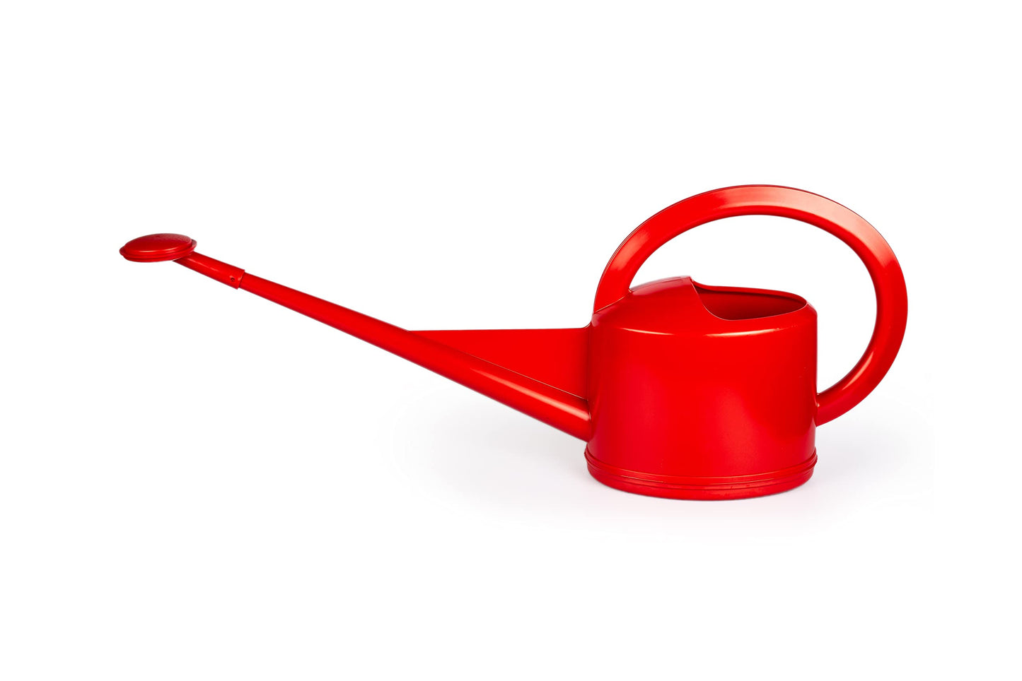 Consolidated Plastics Durable Swiss Watering Can with UV Protection, Ergonomic Handle for Indoor/Outdoor Gardening, Made in Switzerland (5 Liter, Red)