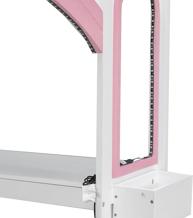 Princess-Themed Castle Loft Bed