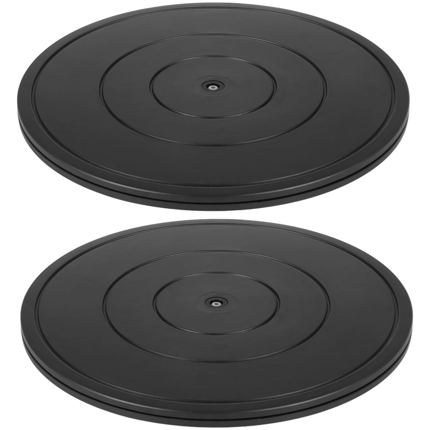 Sacolin Swivel Bases, Plastic Heavy Duty, 16 Turntable, Rotating 2 Pcs Lazy Susans, Steel Ball Bearings with Stands, Arts for Double-Sided Rotating Flat Stands, Monitor, Crafts, Tv