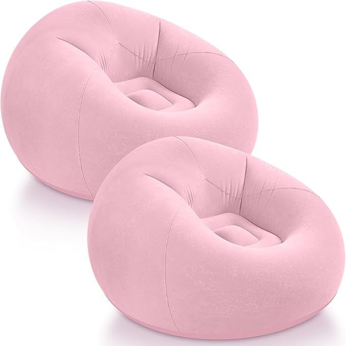 Realspring Inflatable Bean Bag Chairs Outdoor Blow up Camping Chairs Inflatable