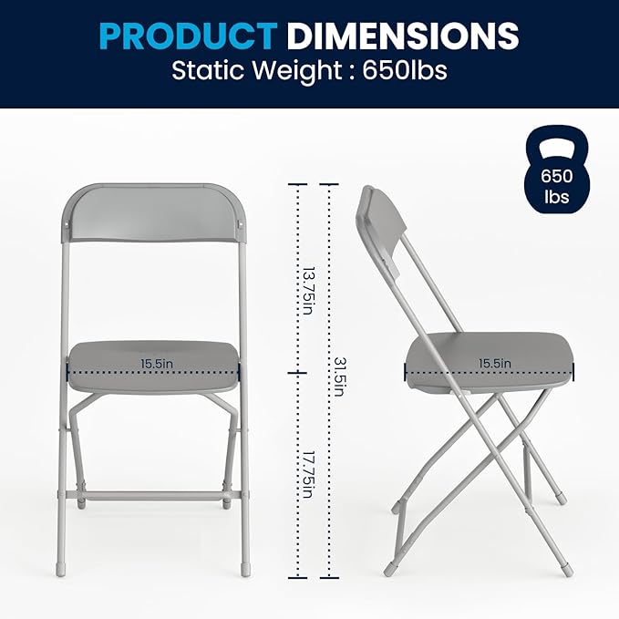 Flash Furniture Hercules Series Plastic Folding Chair