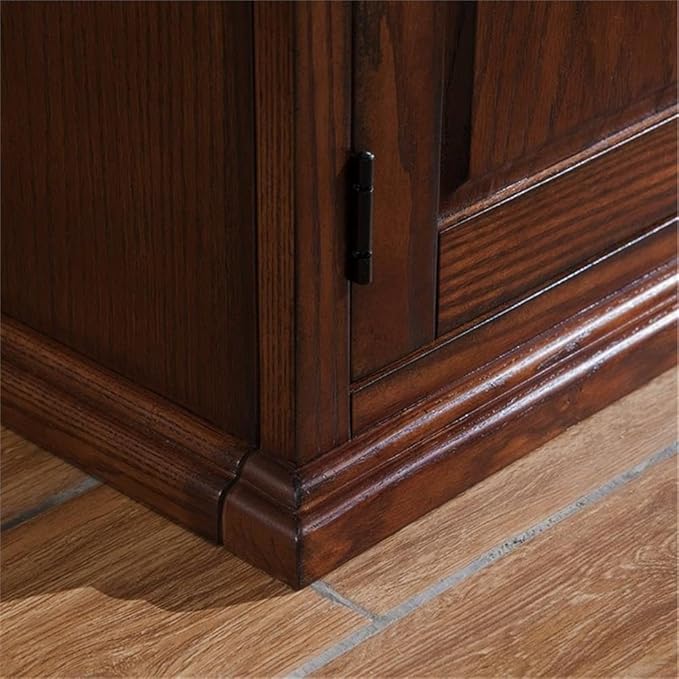 Leick Home 80360 Leaded Glass TV Stand