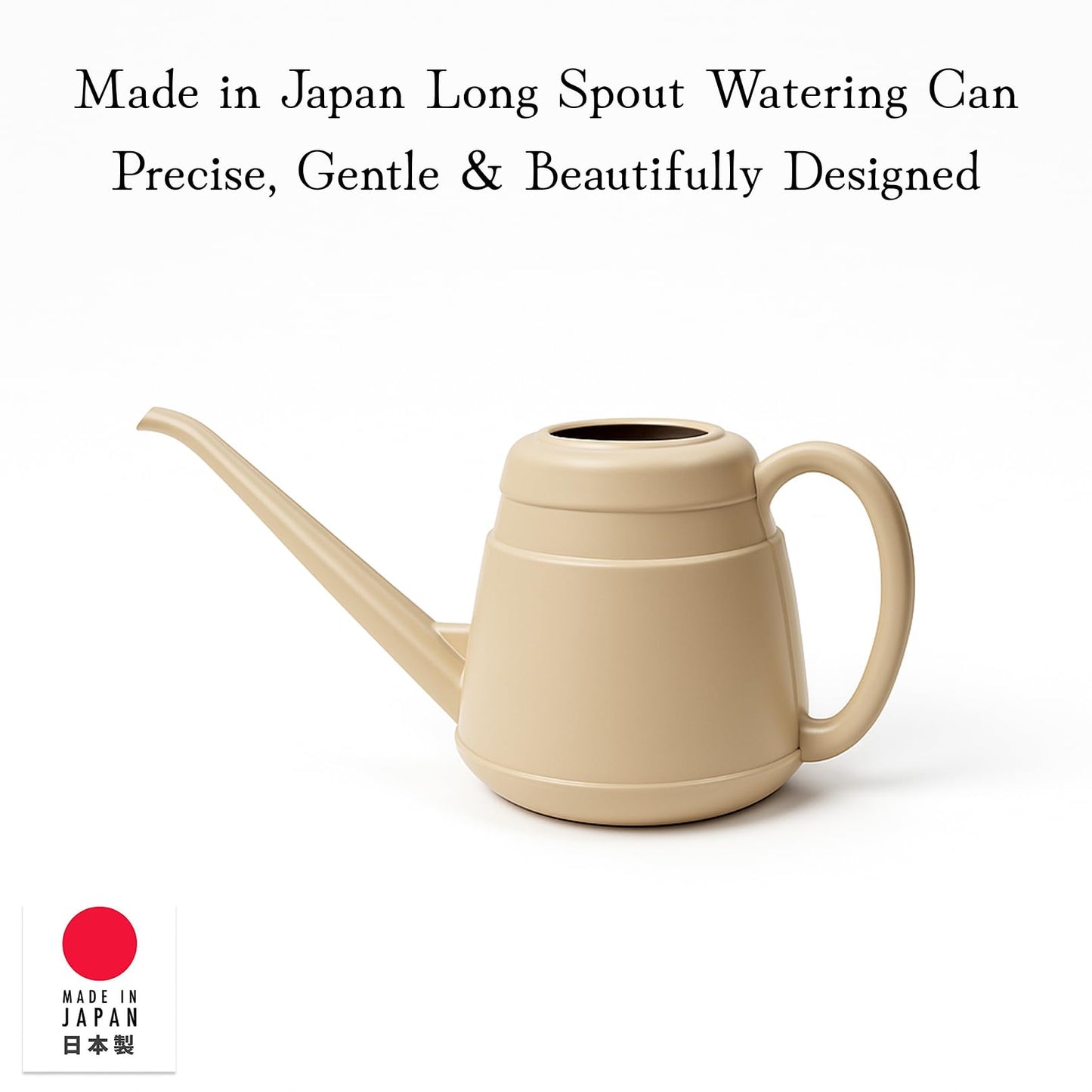 Japanese Long Spout Watering Can for Bonsai Succulents Cactus Rosettes Succulents Indoor Outdoor Plants Control Water Flow Made in Japan, 850ml, 2-Pack