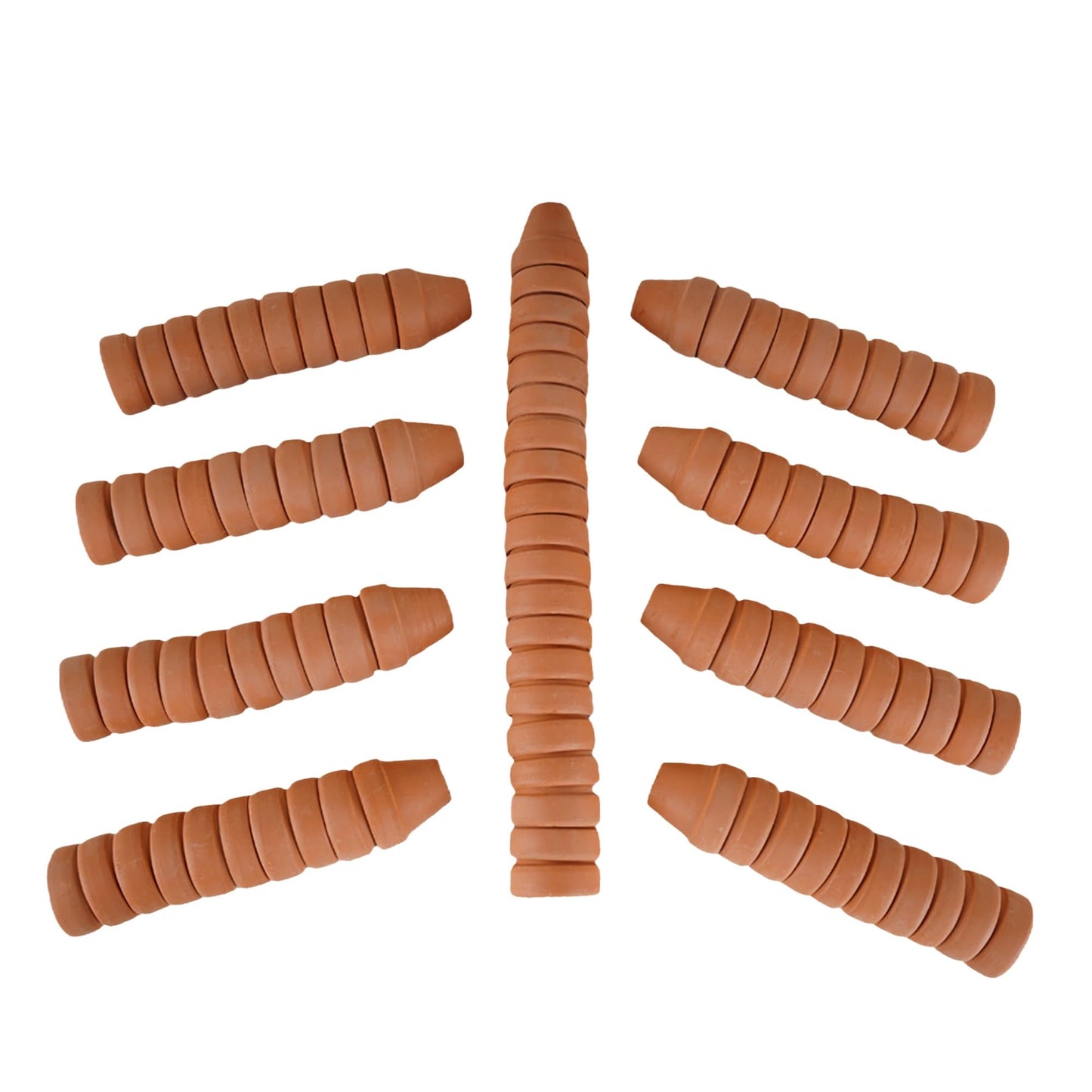 Fcacti Mini Terracotta Pots with Drainage Holes-1.2 inches Succulent Cactus Nursery Planter,Tiny Clay Nursery Pots for Tiny Cactus Herb lithop,Home Garden Table DIY Hand Craft Gift Decoration-100 Pack