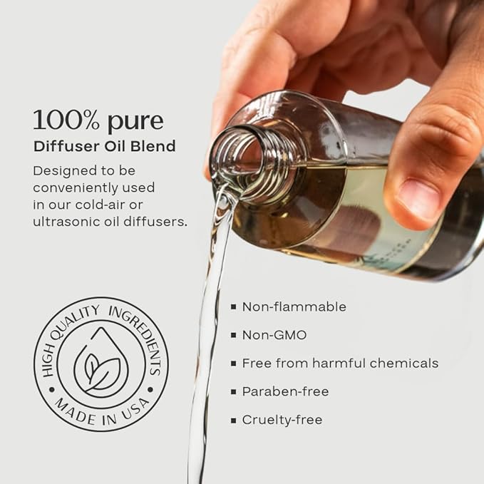 AromaPlan Hotel,Home Luxury Scents,Fresh Linen 5.07 Fl Oz (150ml) | Fragrance for Cold Air & Waterless Diffuser Oil | Home Luxury & Hotel Scent for Aromatherapy-USA Made,Bigger Bottle & Longer Lasting