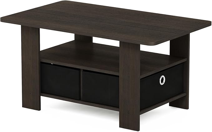 Furinno Andrey Coffee Table, Small Modern Center Table