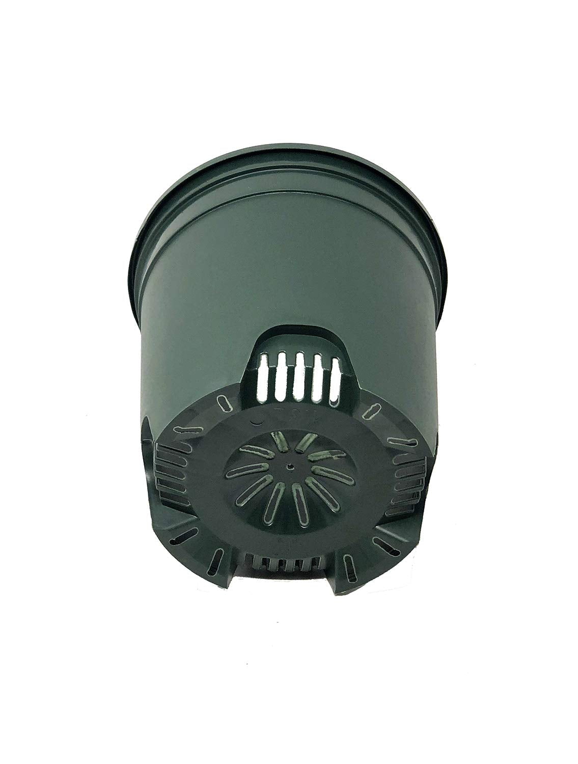 1.5 Gallon Green Nursery Pot Plastic Planters for Outdoor Indoor Plants Gardening Flower Pots 10-Pack 7.5 in Pot Liners with Drainage Holes
