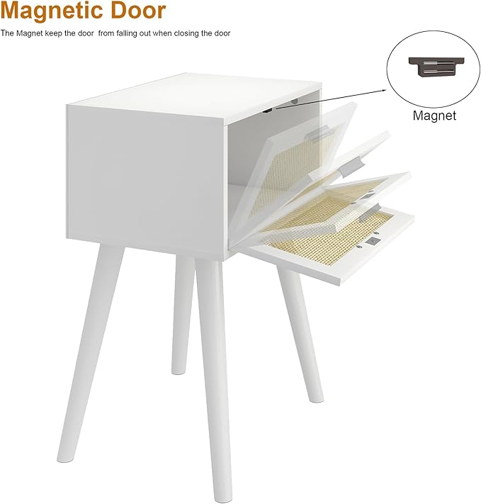 LAATOOREE Table, Nightstand Set of 2