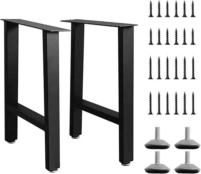 H Bench Legs 16 Inch Metal Coffee End Table Legs