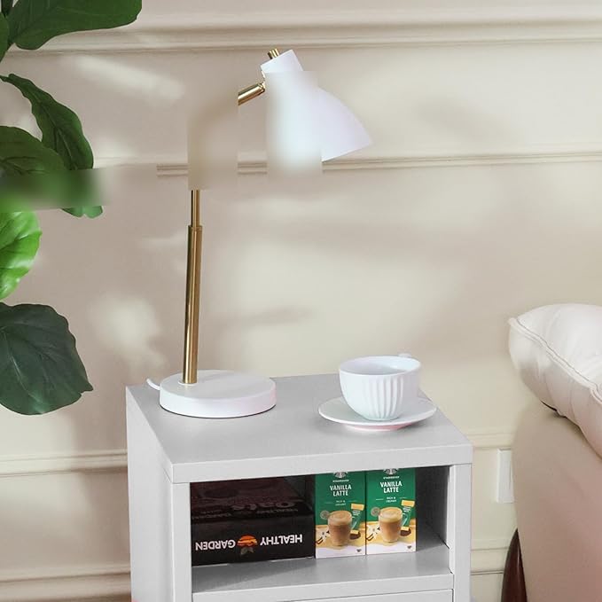 ALBAD Compact Metal Nightstand