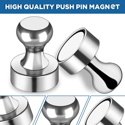 LOVIMAG 50Pcs Fridge Magnets Strong Adult Magnet for Whiteboard, Office, Classroom, Map