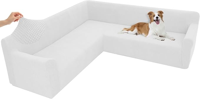 Arfntevss Stretch Sectional Couch Covers L Shaped Corner Sectional Sofa Cover
