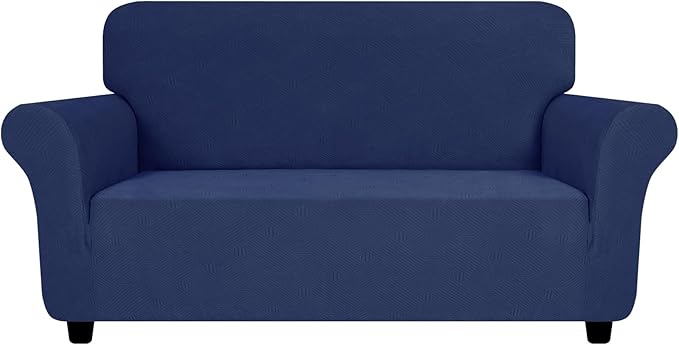 ZNSAYOTX Super Stretch Loveseat Covers, New Striped Love Seat Slipcover
