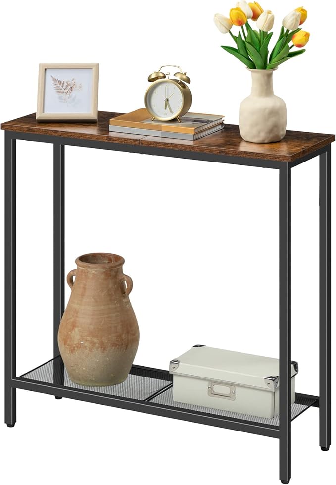HOOBRO 29.5" Narrow Console Table, Small Entryway Table