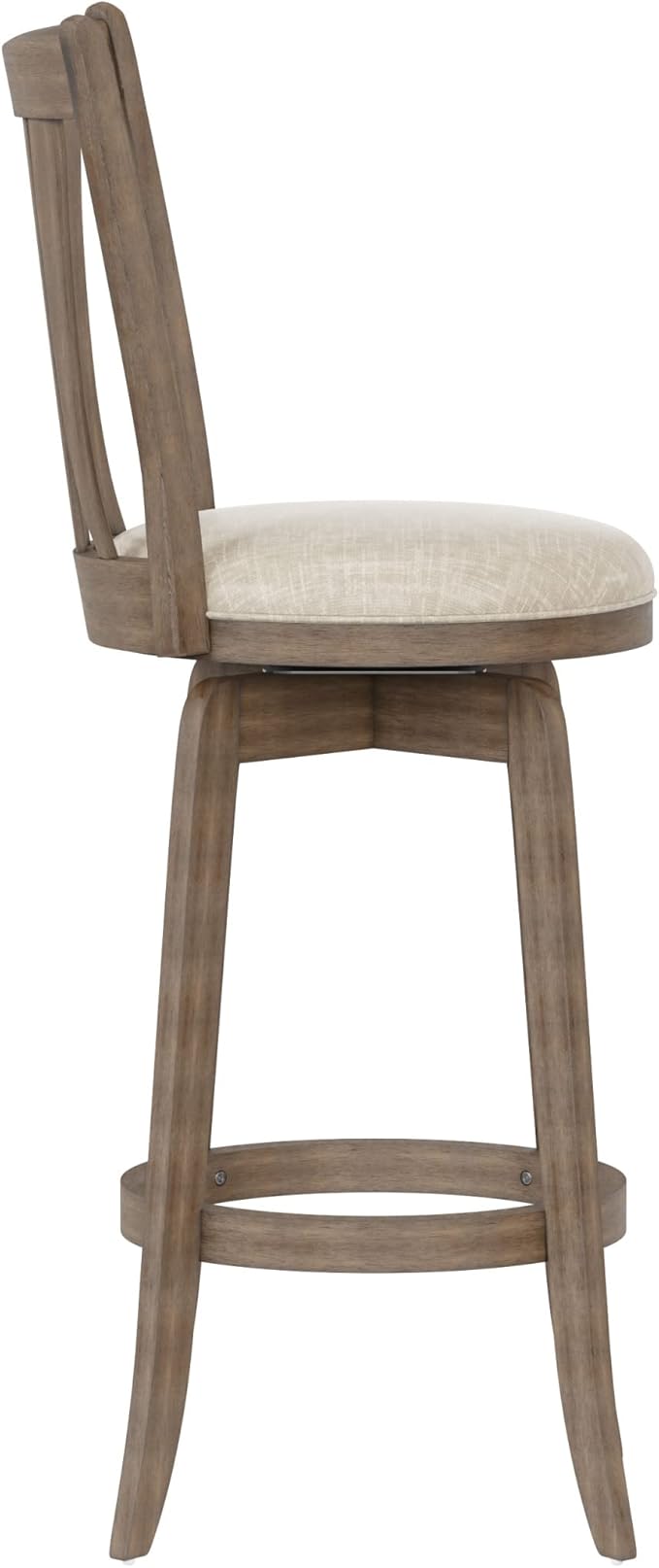 Hillsdale 29.5" Savana Wood Swival Bar Height Stool