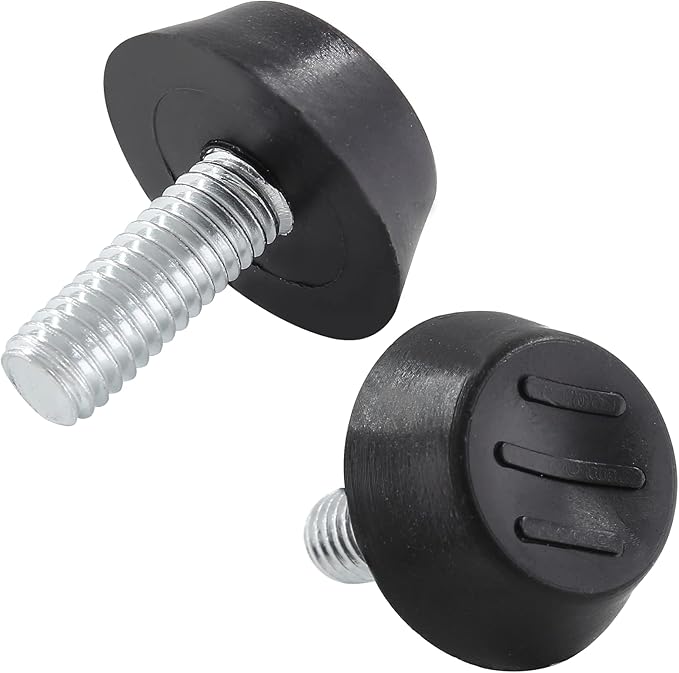 Zorfeter 30 Pcs Screw in Threaded Furniture Adjustable Levelers, M6 Leveling