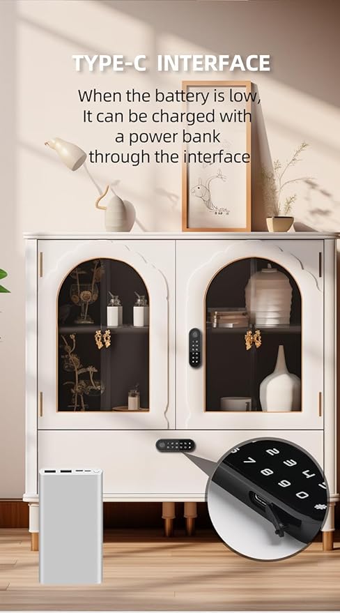 Waterproof Smart Fingerprint Cabinet Lock