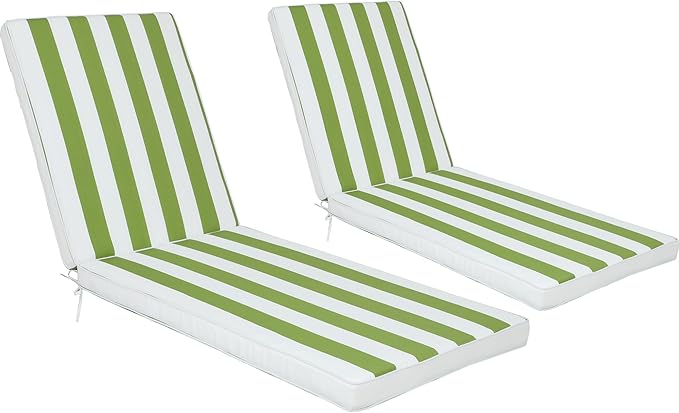 Only choice Chaise Lounge Cushions Outdoor, Fade & Water Resistant Patio Lounge