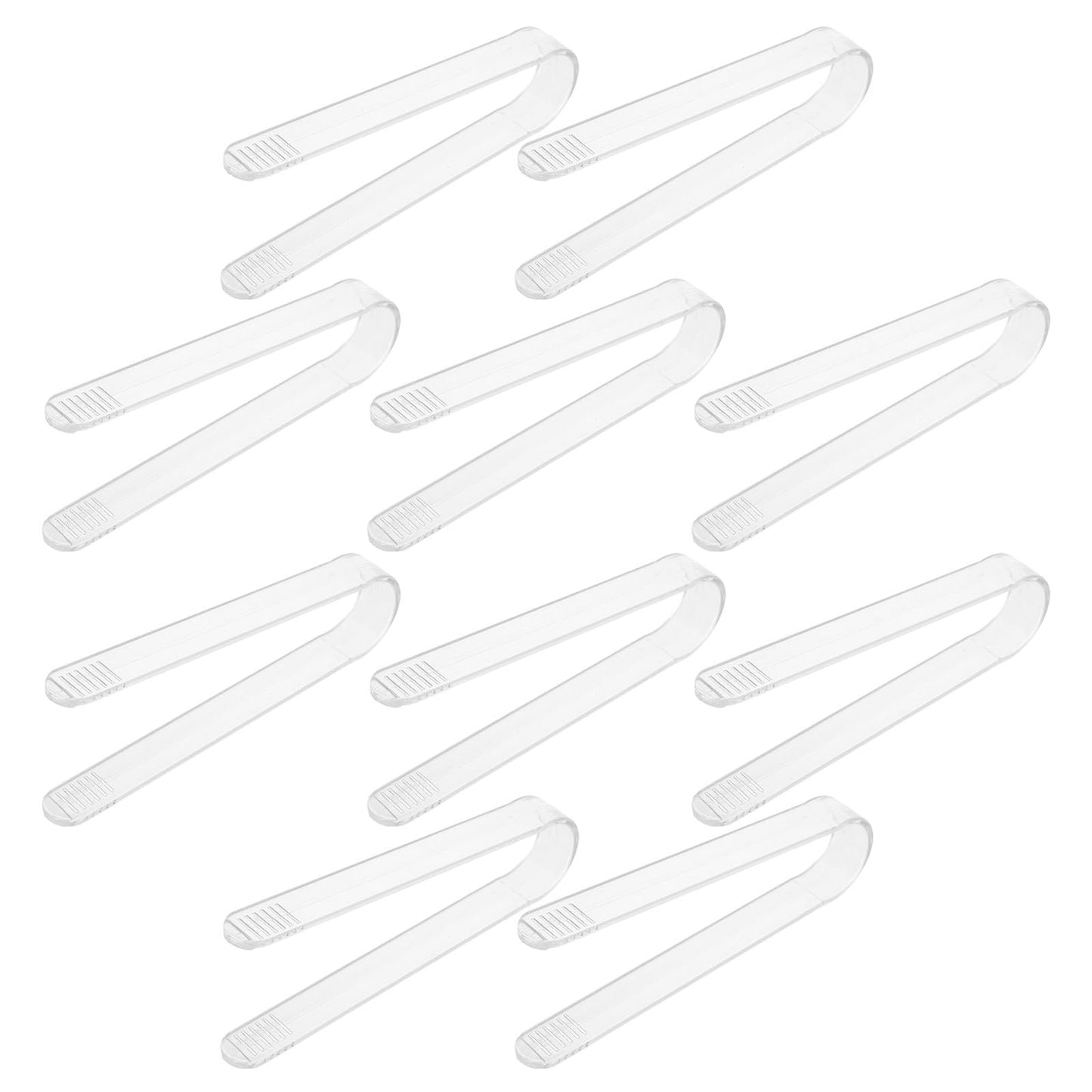 KICHOUSE 10PCS Cactus Tong Tweezers: Transplant Acrylic Transplanting Pliers - Gardening Planting Tool - Protect Hands from Thorn While Handling Cactus