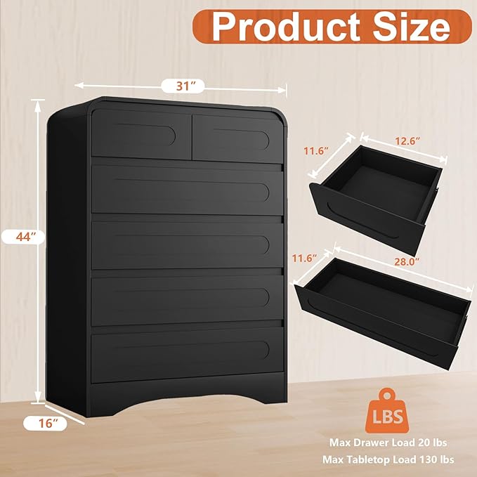 5 Piece Bedroom Sets, Modern Dresser and Nightstand Sets & Bookshelf