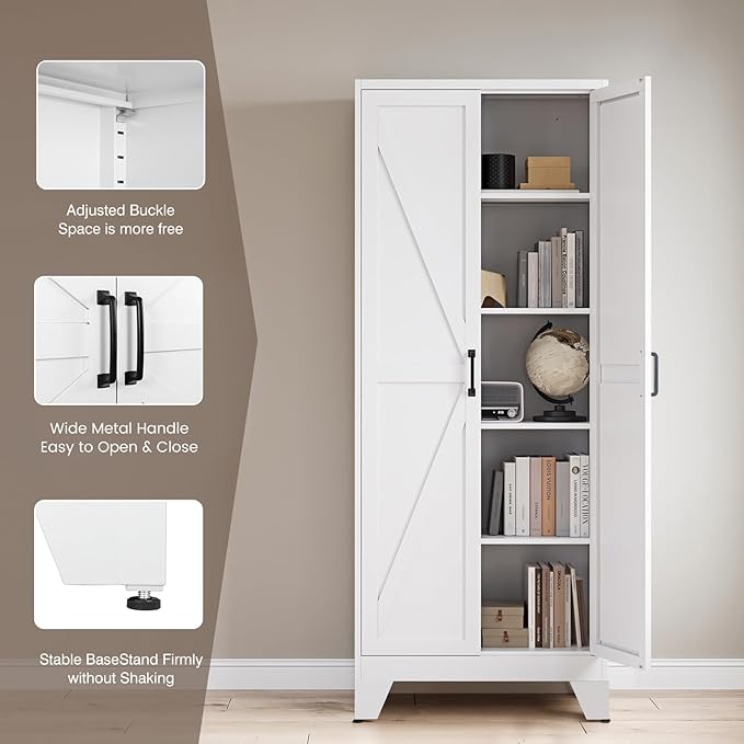 Yizosh Metal Storage Cabinet