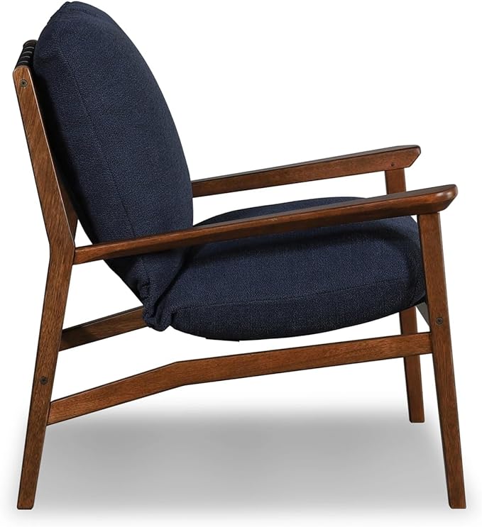 Grain Wood Furniture Solid Wood Mid Century Lounge Chair