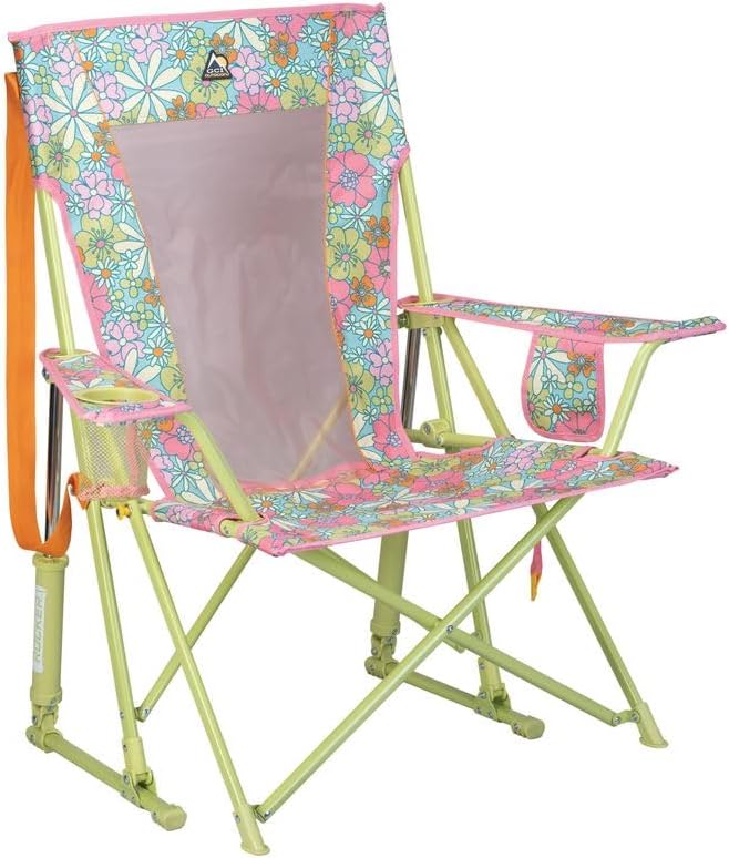 GCI Outdoor Comfort Pro Rocker Camping Chair | Portable Folding Rocking Chair
